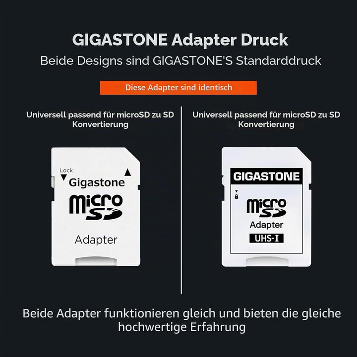 Gigastone Kamera Plus 32GB MicroSDHC Speicherkarte 10er-Pack + 2SD Adapter, für Action-Kamera und Dr