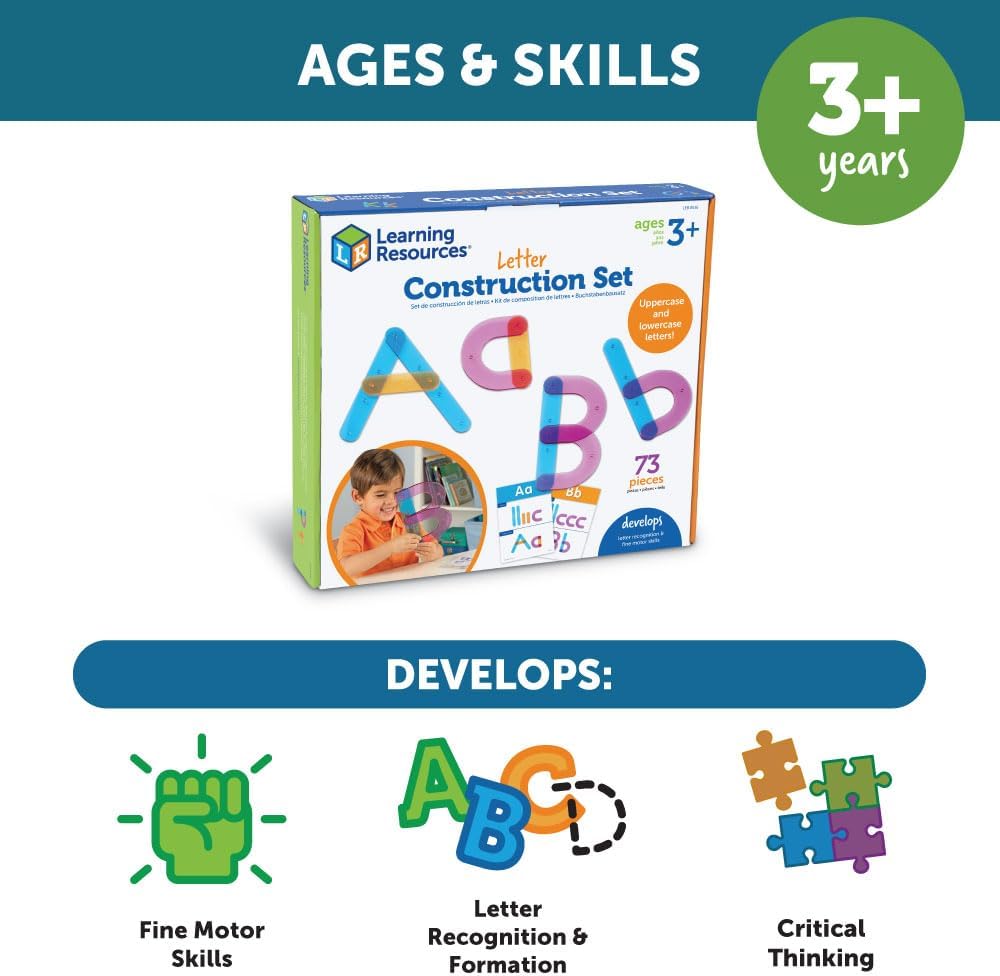 Learning Resources Spielset „Buchstabenbausatz“, Buchstaben