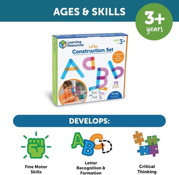 Learning Resources Spielset „Buchstabenbausatz“, Buchstaben