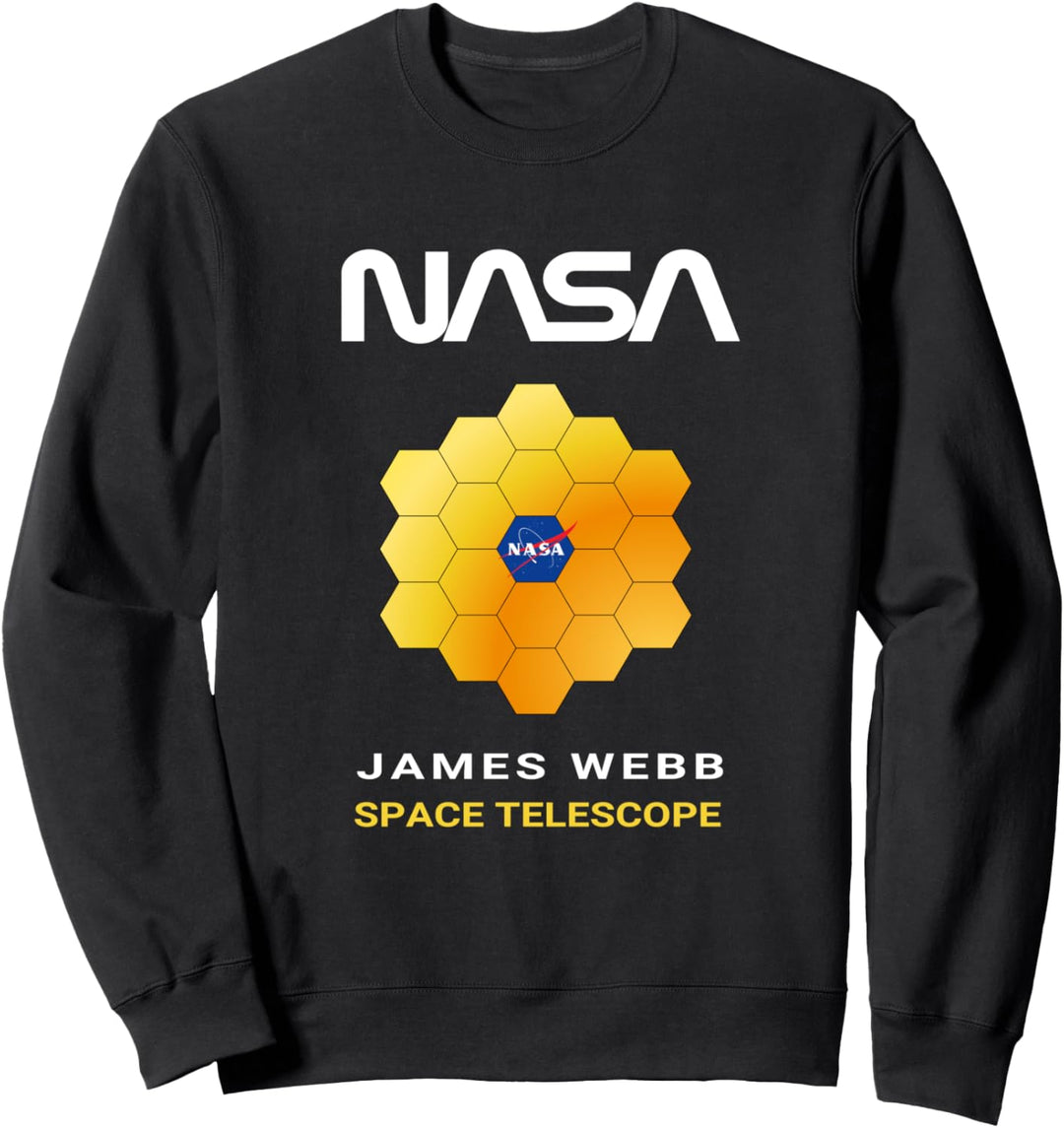 NASA James Webb Space Telescope JWST Worm Insignia ESA CSA Sweatshirt