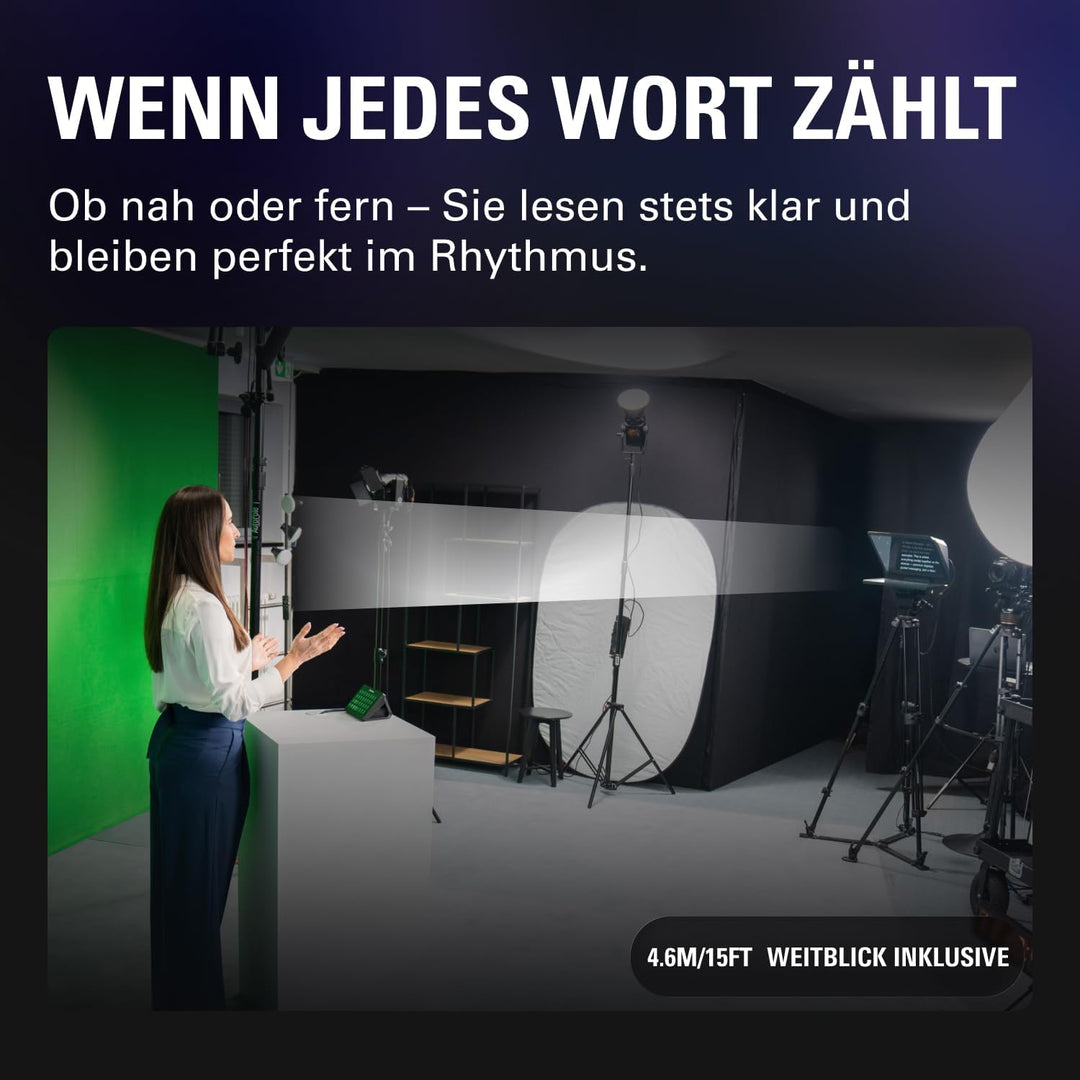 Elgato Prompter XL – Teleprompter in voller Grösse mit abnehmbarem Display, Monitor für Videokonfere