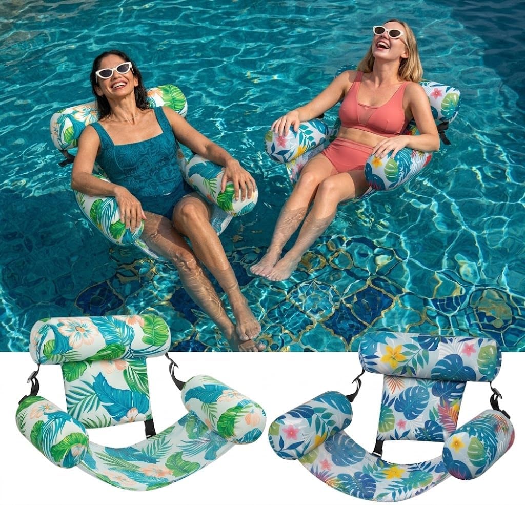 X2 Luftmatratze Pool. Luftmatratze Wasser Aufblasbare. Robuste Schwimmhilfen Für Erwachsene, Ideal F
