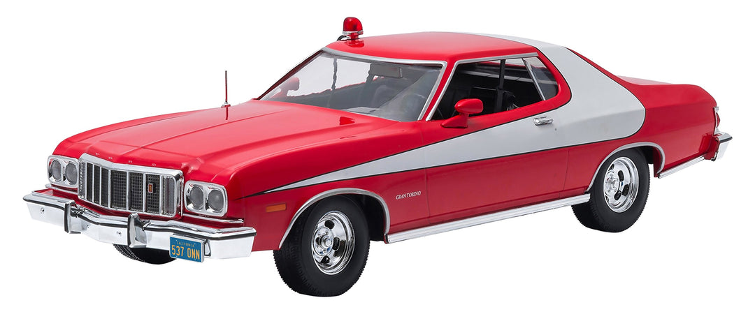 Greenlight Collectibles – 19017 – Ford Gran Torino – Starsky & Hutch 1974 – Echelle 1/18 – Rot/Weiss