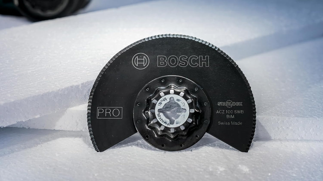 Bosch 1x PRO Multi Material ACZ 100 SWB Blatt für Multifunktionswerkzeuge (für Dachfilz, PS Polystyr