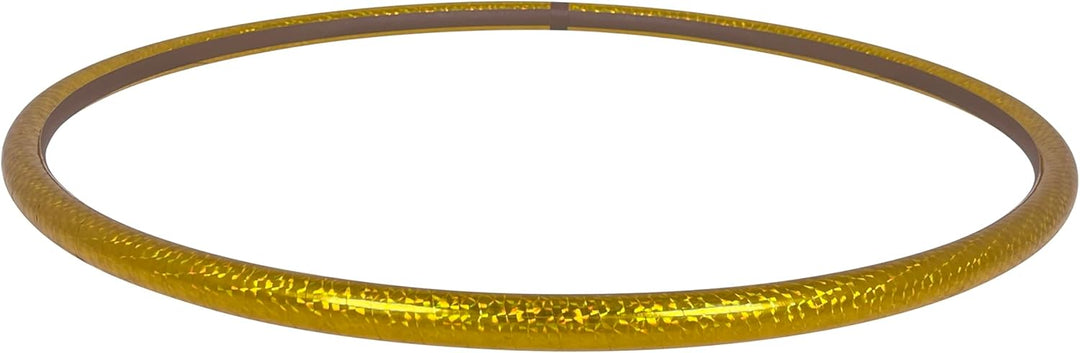 Zirkus Hula Hoop, Hologramm Farben, Ø70/75/80/85/90cm Gelb Ø70cm, Gelb Ø70cm