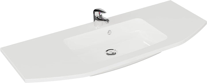 Pelipal Waschtisch aus Keramik Quickset 328 in Weiss, 112 cm breit | Keramik-Waschtisch