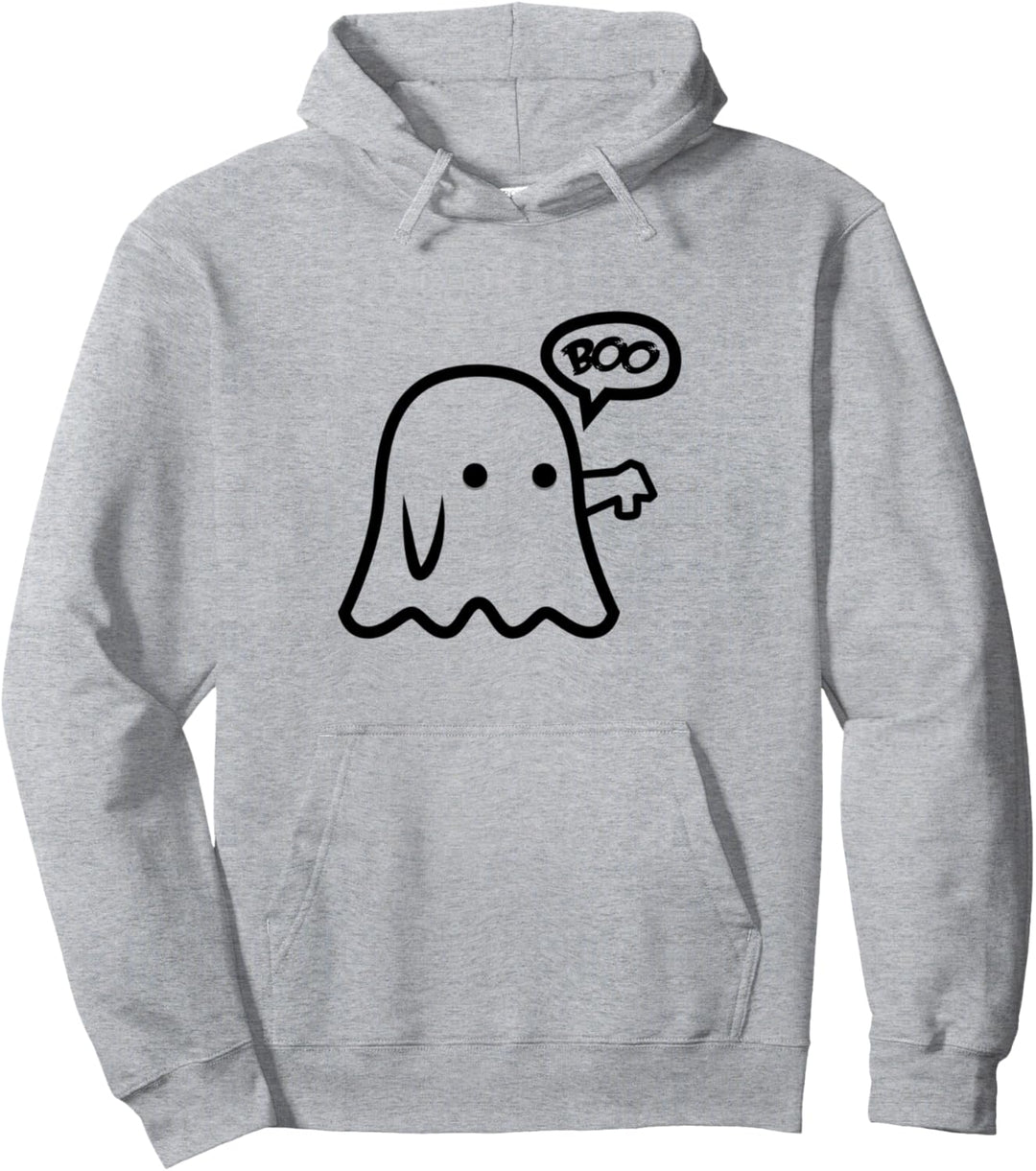 Halloween Spruch Kürbis Dekoration Spruch Boo Geist Daumen R Pullover Hoodie