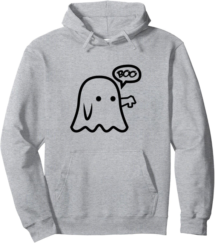 Halloween Spruch Kürbis Dekoration Spruch Boo Geist Daumen R Pullover Hoodie