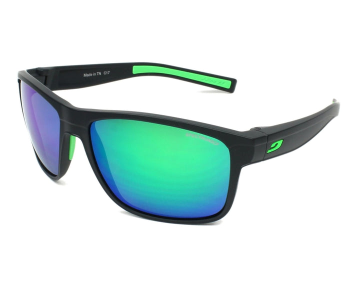 Julbo Herren Renegade Sonnenbrille, Dunkelblau / Grün