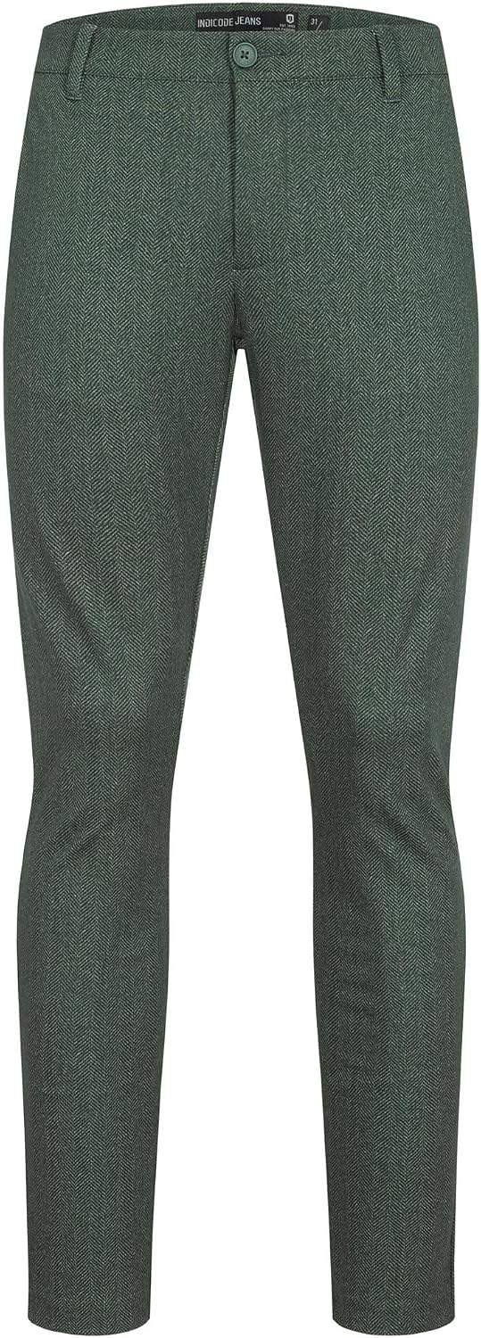 Indicode Herren Rodekro Performance Pants | Chinohose Herrenhose Super Stretch Stoffhose Bequeme Bus