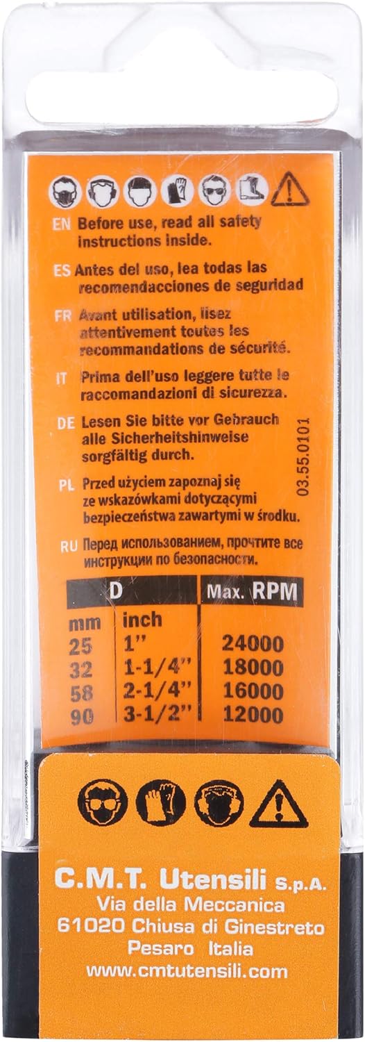 CMT Orange Tools 914.690.11 – Erdbeere Radio konvex HM S 12 D 19 R 9.5