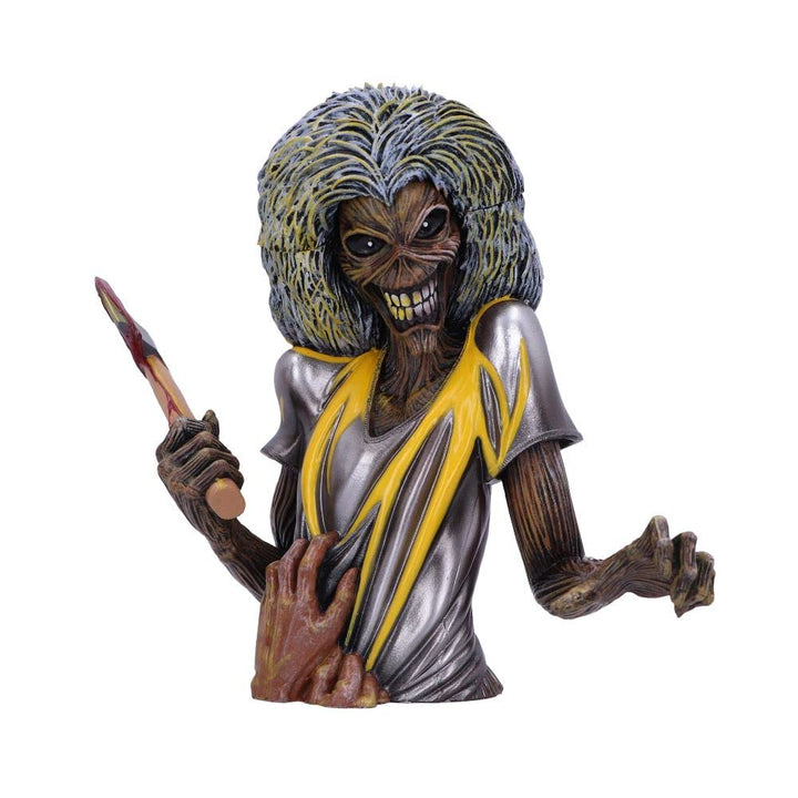 Nemesis Now Offizielles Lizenzprodukt Iron Maiden Killers Büste Box (klein), gelb, 16,5 cm, Kunsthar