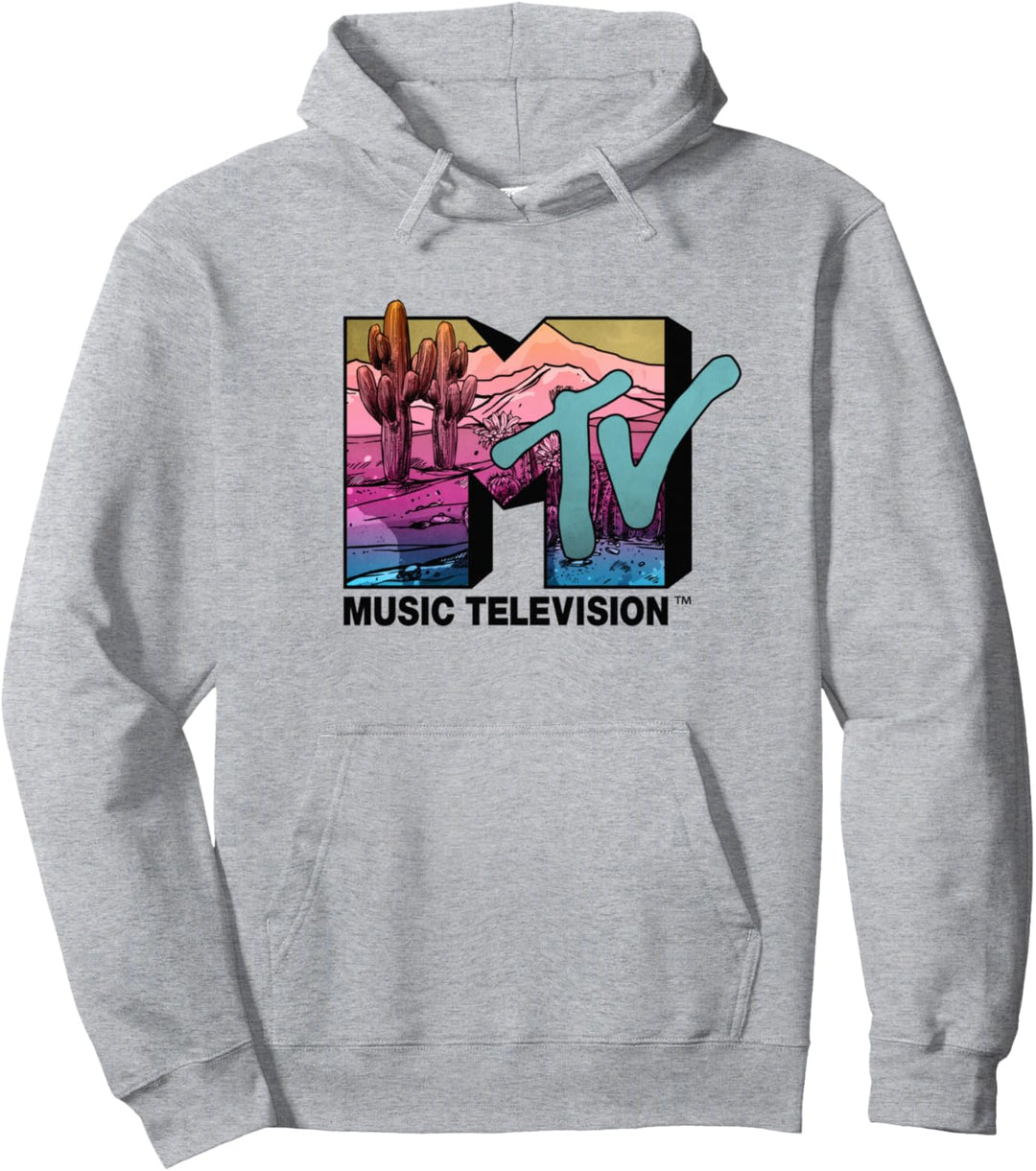 MTV Logo Dusk Evening Desert Pullover Hoodie
