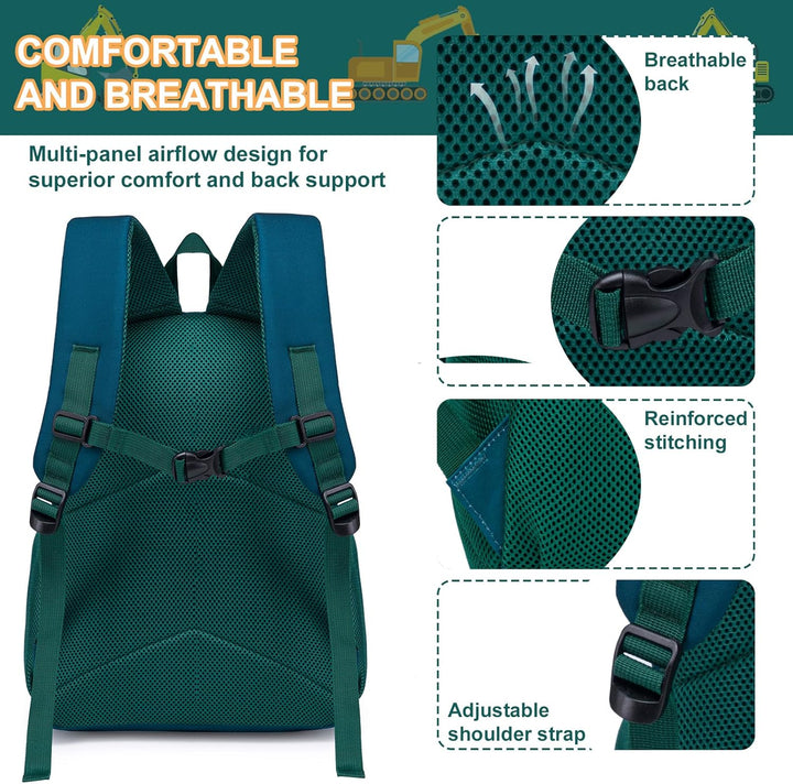 LOIDOU Kinderrucksack Jungen Kinder Rucksack Tagesrucksack Vorschulrucksack Kindergartentasche Schul