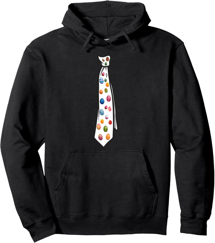 Bunte Krawatte mit Ostereiern Ostern Pullover Hoodie