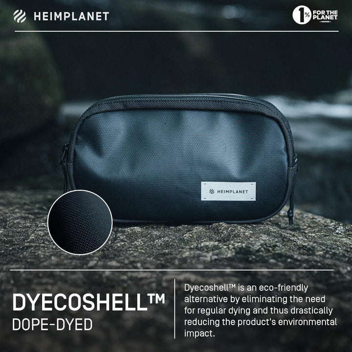 HEIMPLANET Original | HPT Carry Essentials - DOPP KIT Kulturtasche | Wasserfester Kulturbeutel aus r