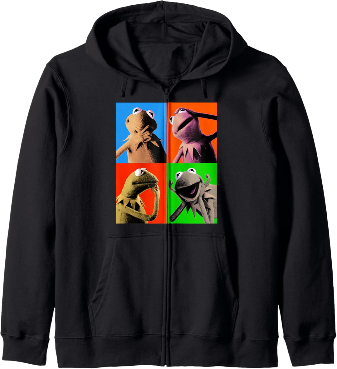 Disney The Muppets Kermit The Frog Pop Art Kapuzenjacke