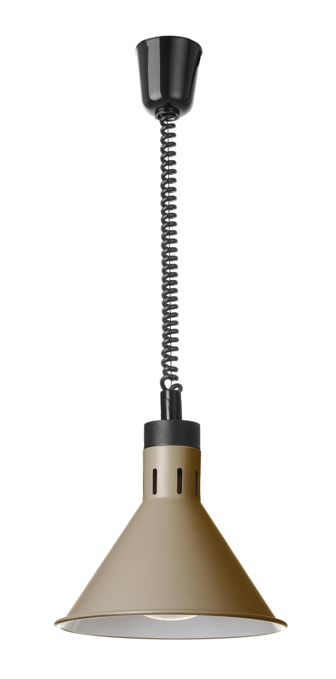 HENDI Wärmelampe, Konisch, Inkl. Bruchsicher Infrarotlampe, Höhenverstellbar, zum Warmhalten von Spe
