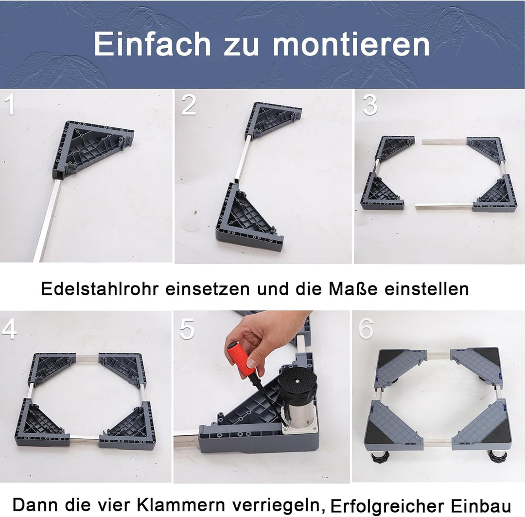 Einstellbarer Sockel 38-41cm für kühlschrank erhöhung,Gefriertruhen & Geschirrspüler untergestell– R