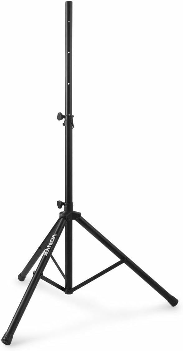 Vonyx LS01K Lautsprecherständer, höhenverstellbar 110cm-180cm, Universal Boxenständer, Speaker Stand