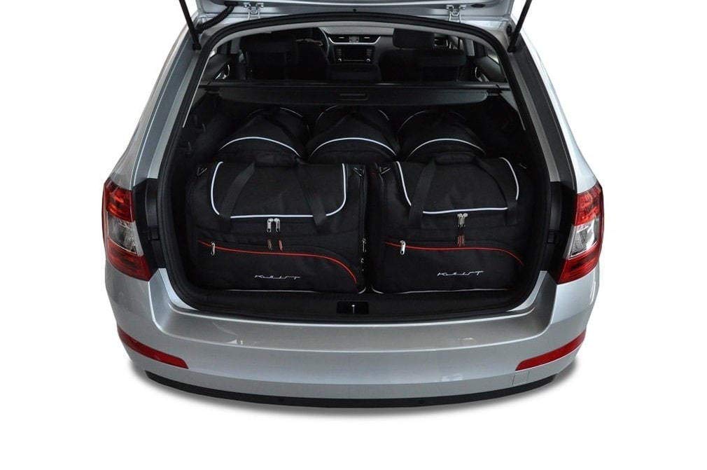 KJUST Kofferraumtaschen 5 stk kompatibel mit SKODA OCTAVIA KOMBI III 2013-2020