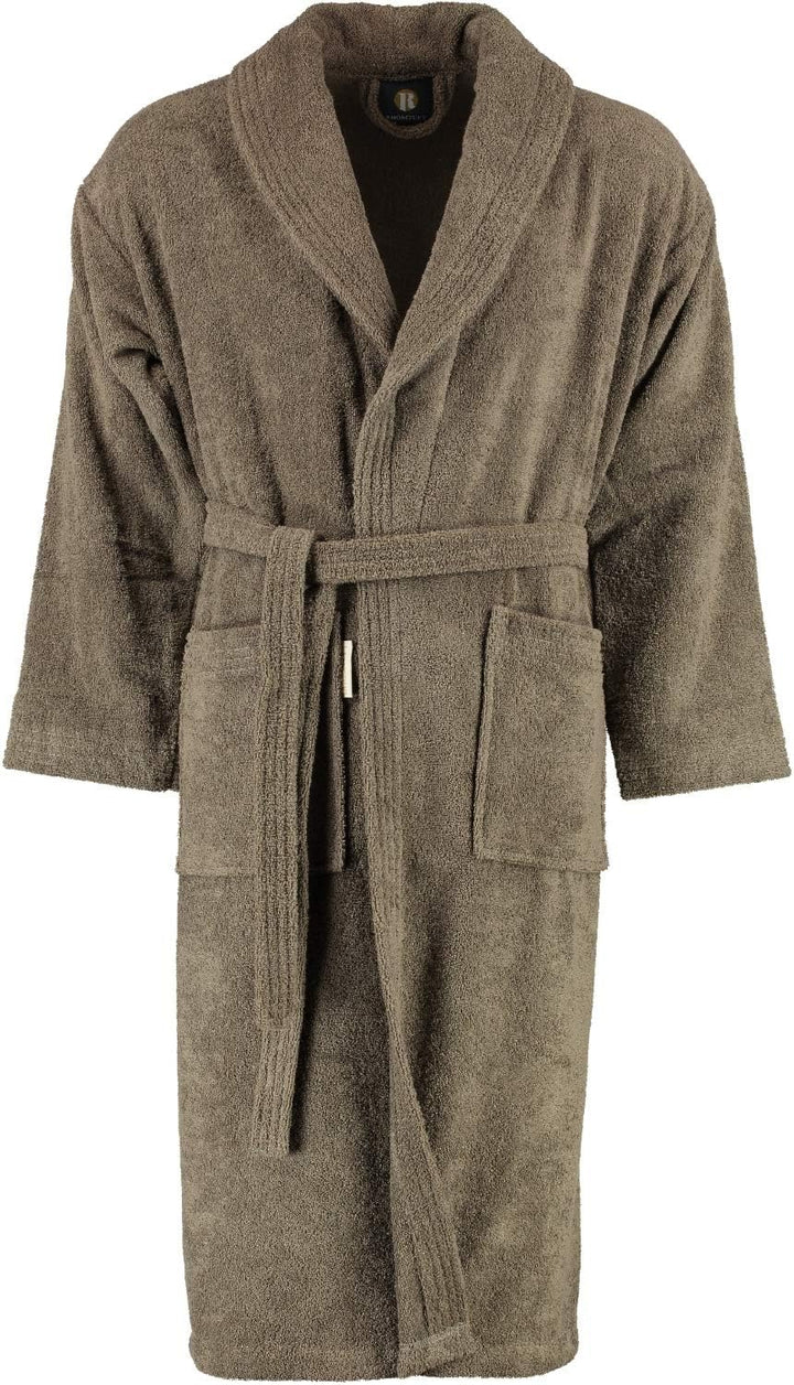 Rhomtuft Bademäntel unisex Schalkragen Sir & Lady taupe - 58 L, L
