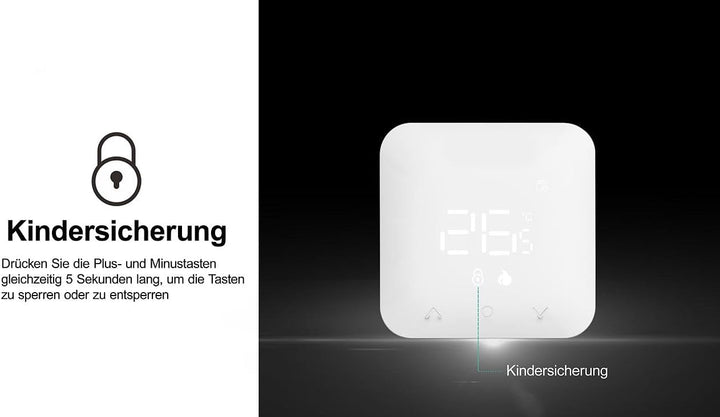 revolt WLAN-Fussbodenheizungsaktor-Steuerung mit Master-Thermostat und App