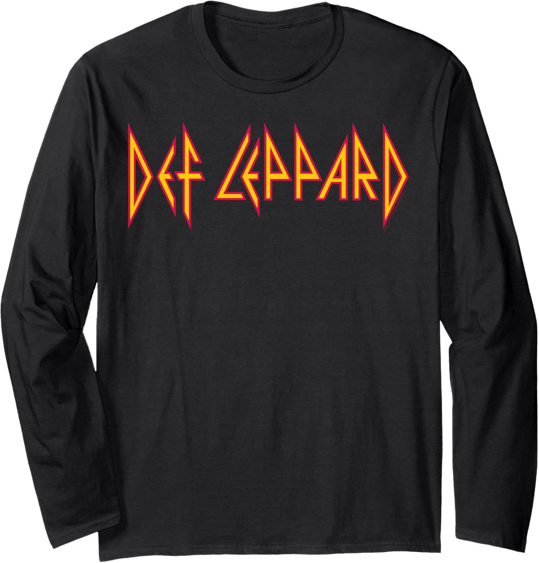 Def Leppard - Klassisches Logo Langarmshirt