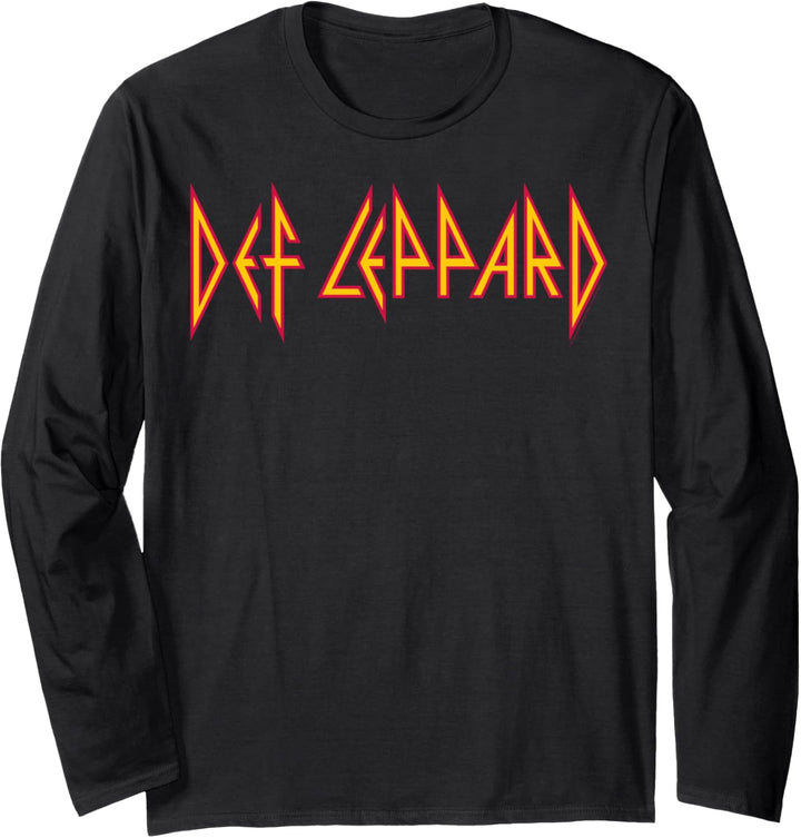 Def Leppard - Klassisches Logo Langarmshirt