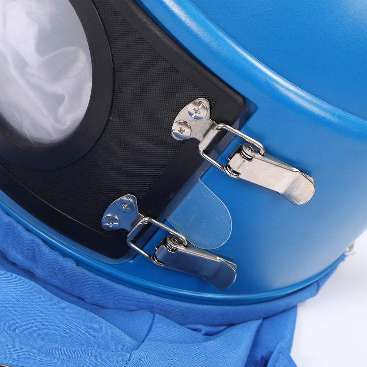 Sandstrahlhelm mit Luftzufuhr, ABS-Material, Doppelschichtige Linse, Bruchfest, Leichter Anzug, für