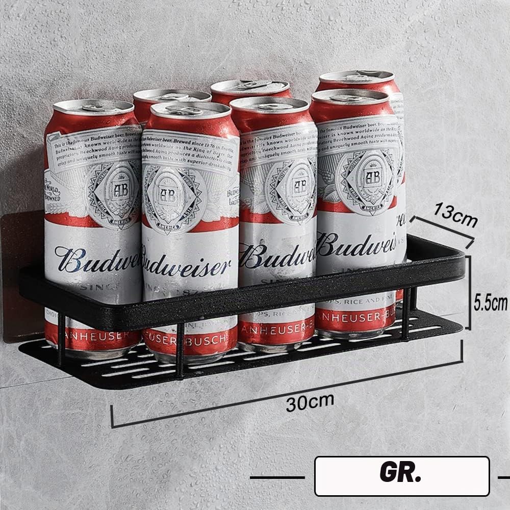 Duschablage Ohne Bohren,Duschregal Aluminium Duschkorb Selbstklebend für,Moderner Badezimmerregal,Ma