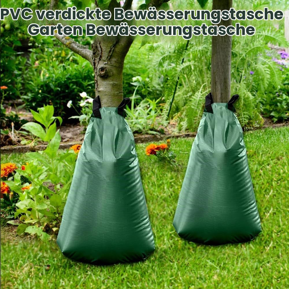 mizikuu 2 Stück Baumbewässerungssack, 75L Wassersack Bewässerungssäcke Bewässerungsbeutel für Bäume