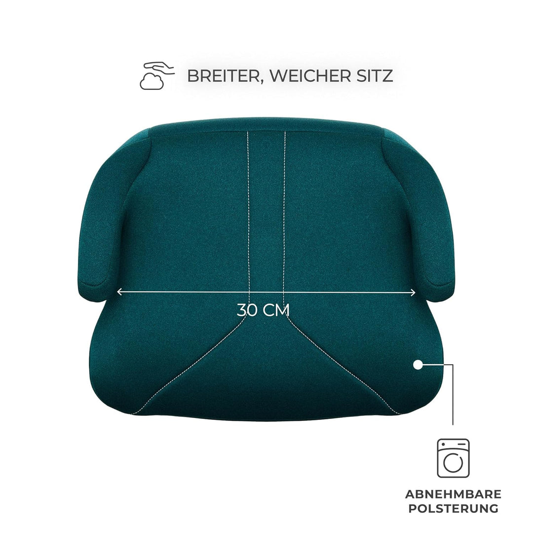 Kinderkraft I-BOOST 2 I-SIZE, Autositz, 125-150 cm, Babyschale, Sitzerhöhung für 6 bis 12 Jahre, ein
