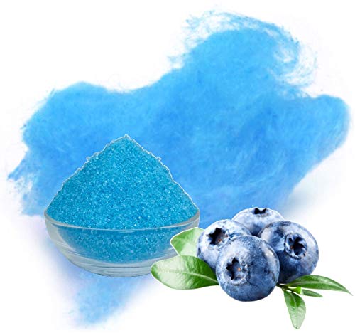 4x100g Aromazucker + 20 Zuckerwattestäbe für bunte Zuckerwatte mit Geschmack | Apfel, Banane, Bubble