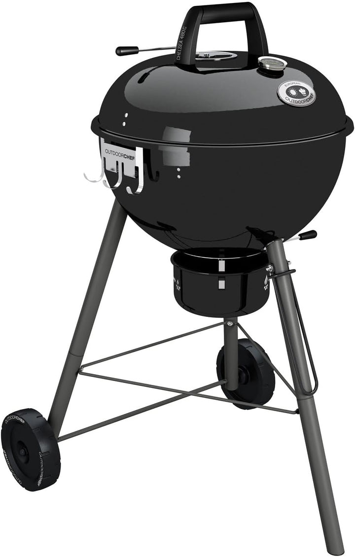 Outdoorchef Kohlegrill „Chelsea 480 C“ | Kugelgrill mit Ventilationssystem | Steak Grill für Garten