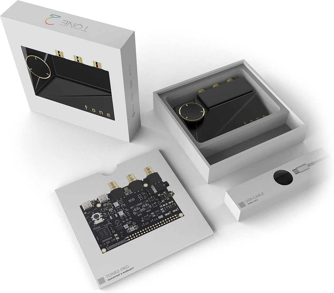 khadas Tone2 Pro - Kopfhörerverstärker DSD512/768K/32Bit ES9038Q2M Hohe Auflösung Tragbarer Ausgewog