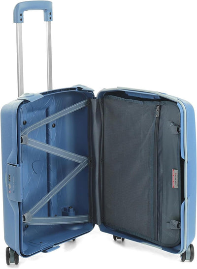 RONCATO Light Hartschalen Koffer Trolley Cabin Blau, Blau