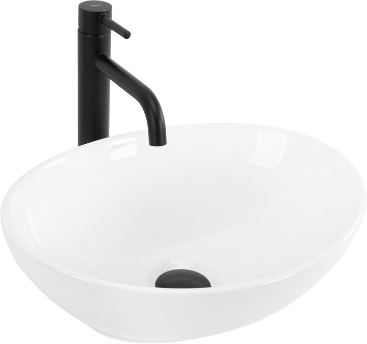 Rea Aufsatzwaschbecken SOFIA WHITE Waschtisch Handwaschbecken Spülbecken Waschschale Waschbecken für