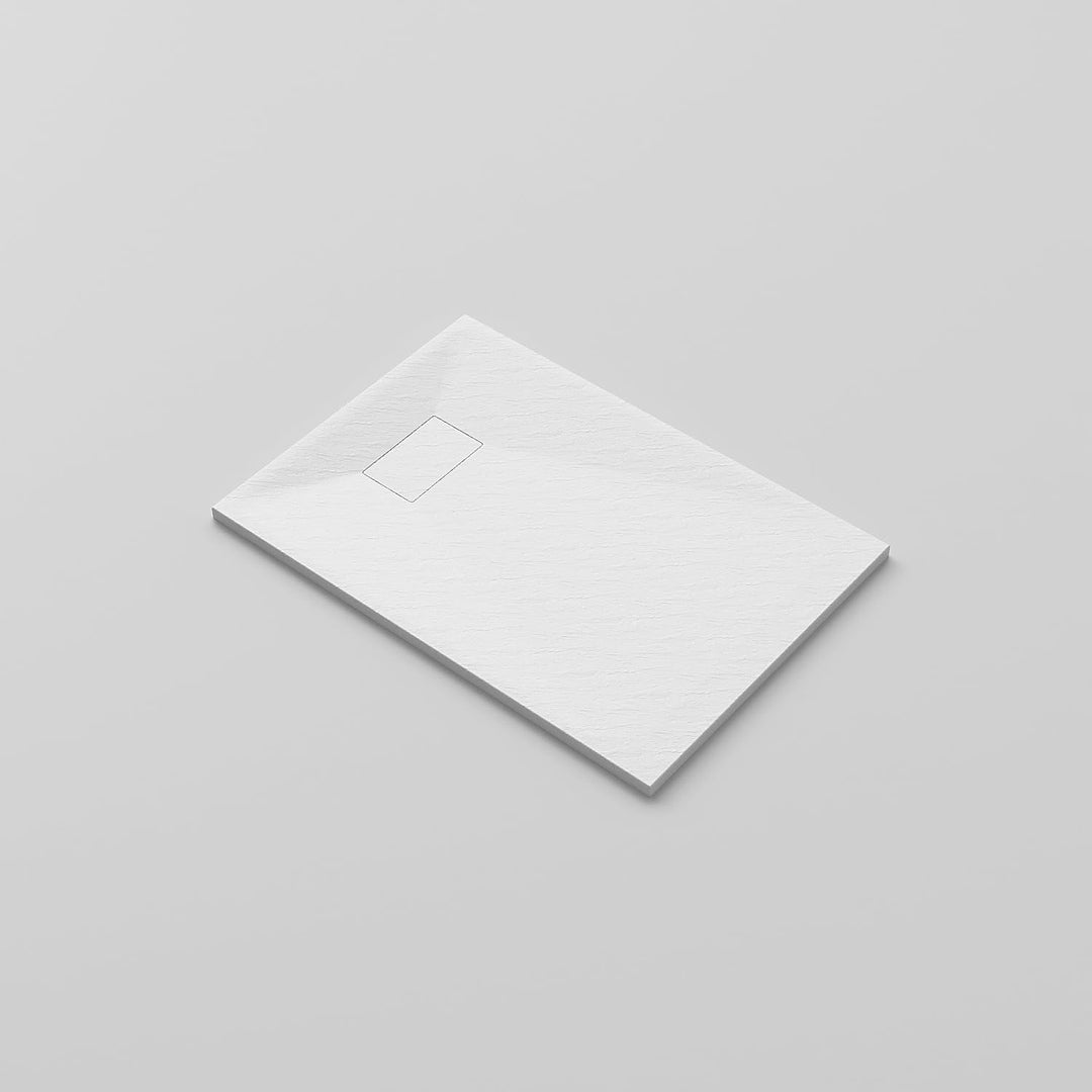 AQUABATOS SMC Duschwanne 100x70 cm Weiss Eckig Quadratisch Duschtasse Duschbecken Brausewanne Brause