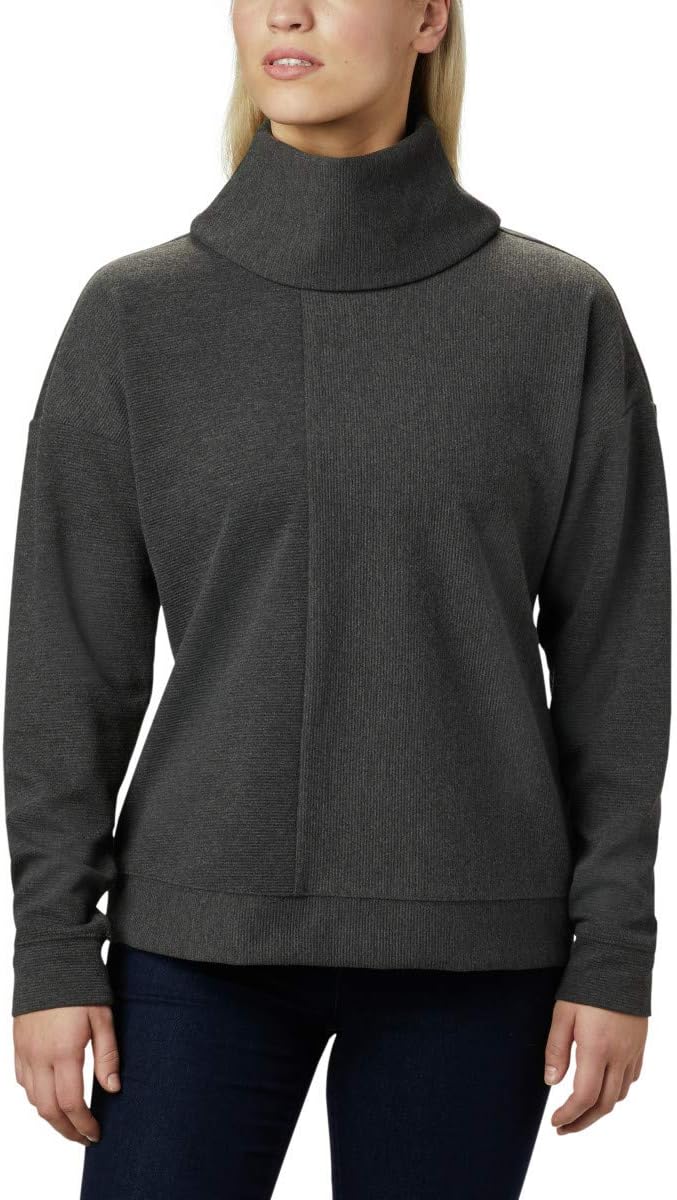 Columbia Damen Firwood Ottoman Pullover Firwood Ottoman Pullover XL Shark Heather, XL Shark Heather