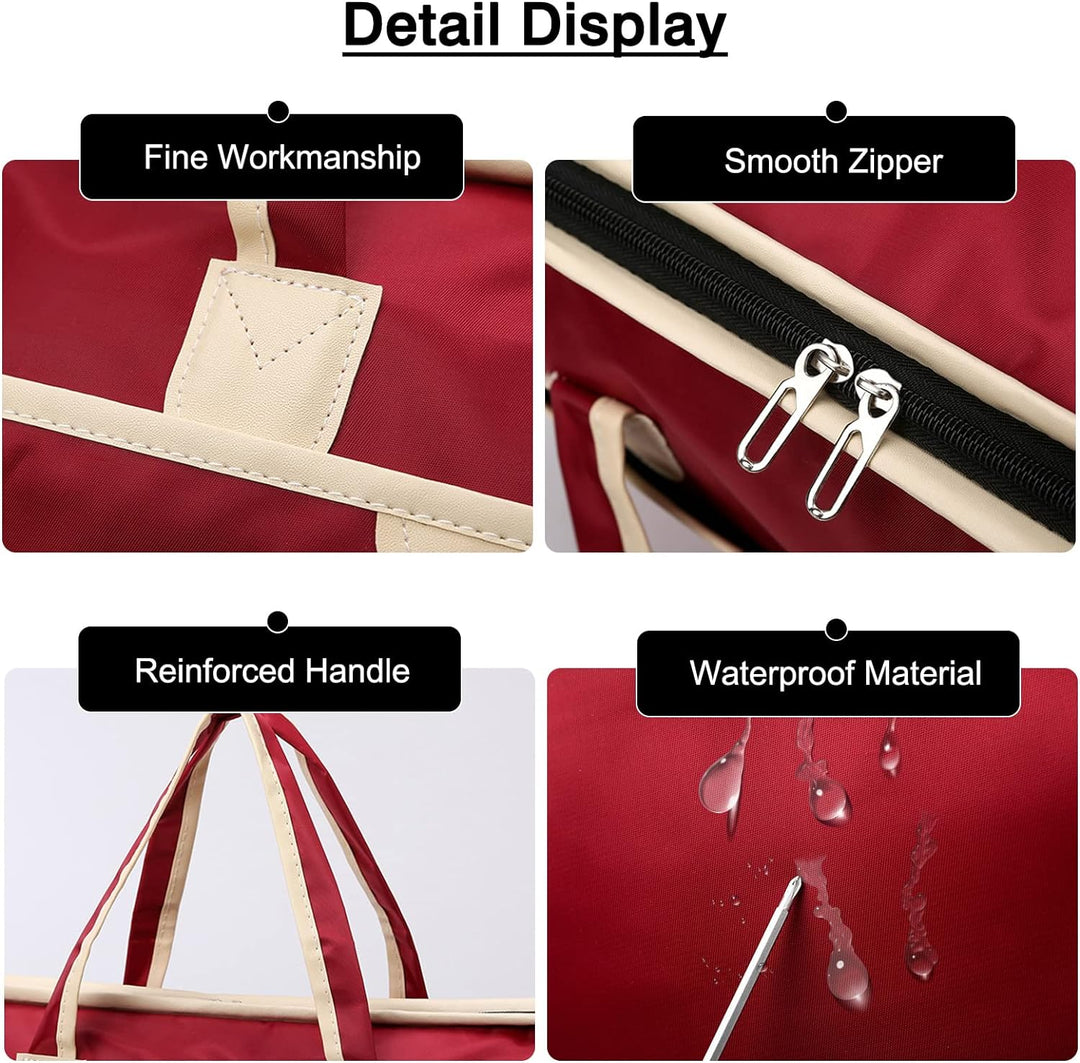FANDARE Reisetaschen Sporttasche Klassische Sporttaschen Herren Damen Handgepäck Weekender Umhängeta