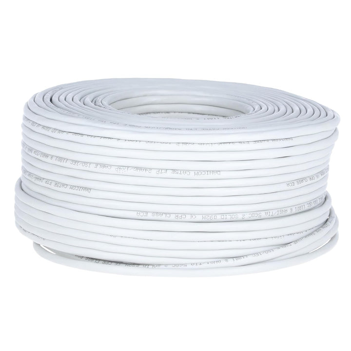 Danicom CAT5e Netzwerkkabel - F/UTP - AWG 24/1 (Starrleiter) - 100 m - Grau - CCA 100m Starrleiter F