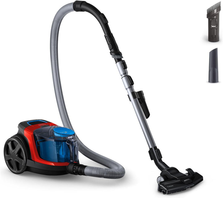 Philips Beutelloser Staubsauger FC9330/09, 1.5 liters, Schwarz, Blau, Grau, Rot