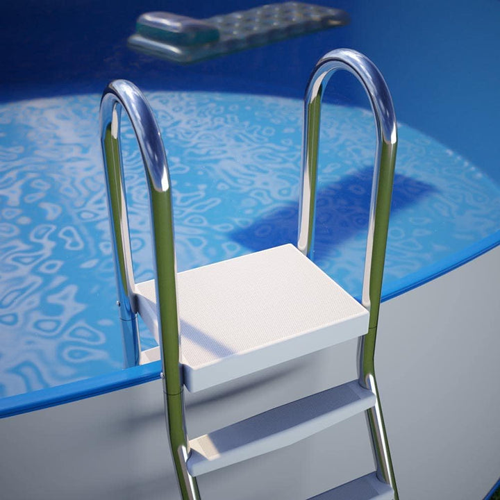 Original ASTRAL Edelstahl Leiter für 1,35 m Pool - 2X 5 Stufen - hochwertiges V2A