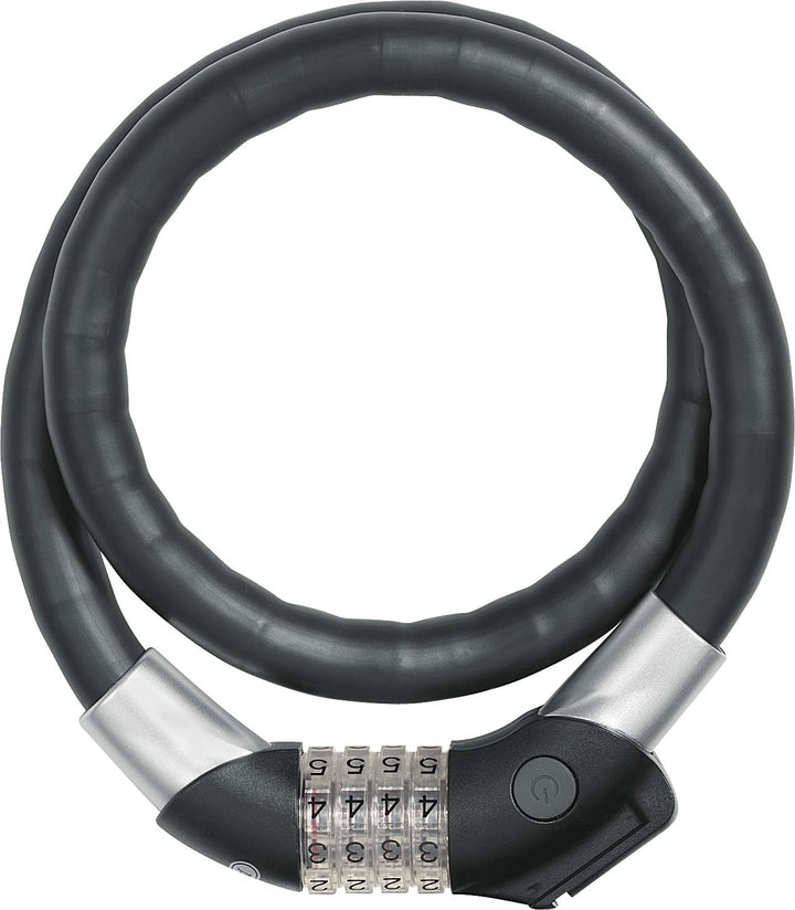 ABUS Kabelschloss Steel-O-Flex Raydo Pro 1460/85 KF - Fahrradschloss-Set mit Halterung KF für den Sa