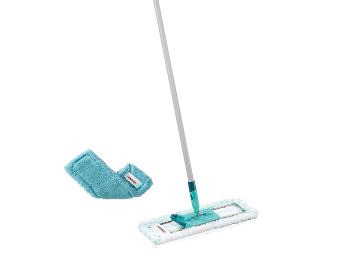Leifheit Bodenwischer Profi XL mit 2 Wischbezügen, 1x Mikrofaser Bezug für alle glatten Böden und 1x