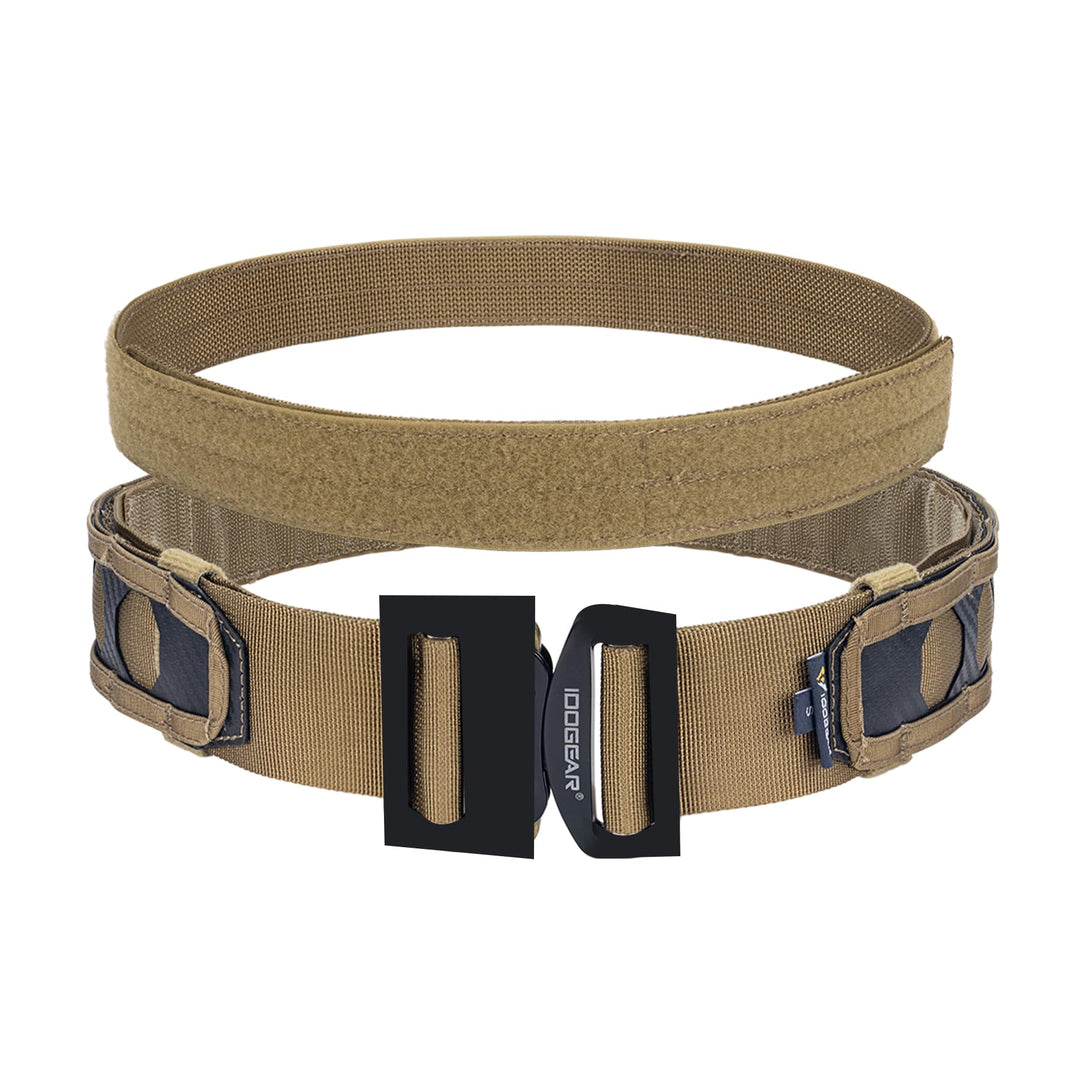 IDOGEAR Taktischer Gürtel 2 Zoll Quick Release Rigger Combat Belt mit 1,5 Zoll Innengürtel Haken und