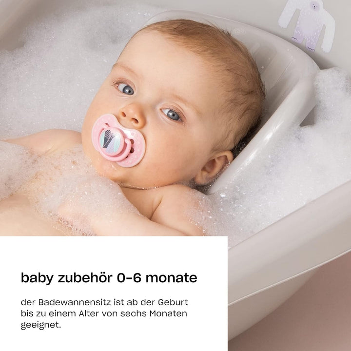 Hylat Baby Badewanneneinsatz Baby - wertvolle Badehilfe für Säuglinge und Babys von Geburt bis ca. 6