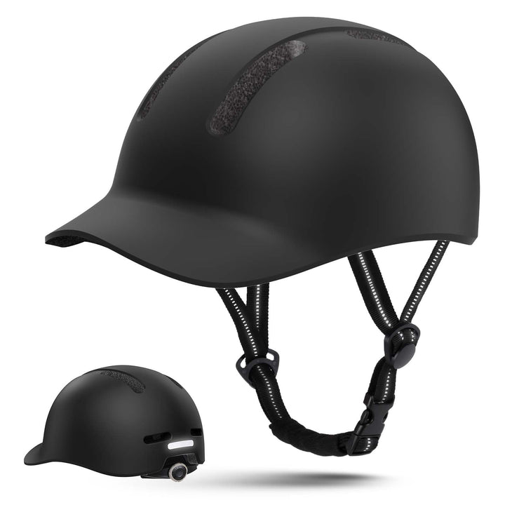 Shinmax Fahrradhelm für Damen und Herren, Einstellbarer Helm mit Visier & Sonnenschutz, Leicht & Bel