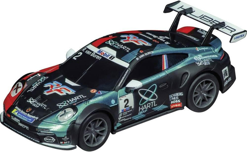 Carrera - 20064244 GO!!! Porsche 992 GT3 Cup Huber Racing, No.2 | Massstab 1:43 Slotcar | Kompatibel